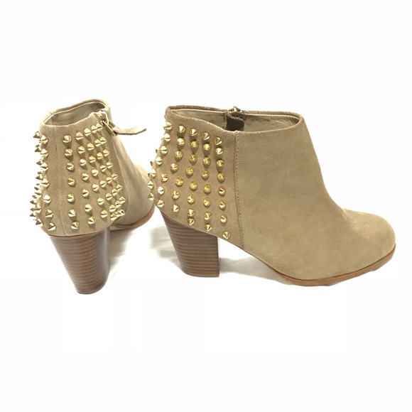Zara Shoes - Zara Gold Studded Booties